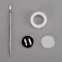 Kits d'art d'ongle professionnel en acier inoxydable outil de correcteur d'ongle incarné pédicure récupérer pour la réparation