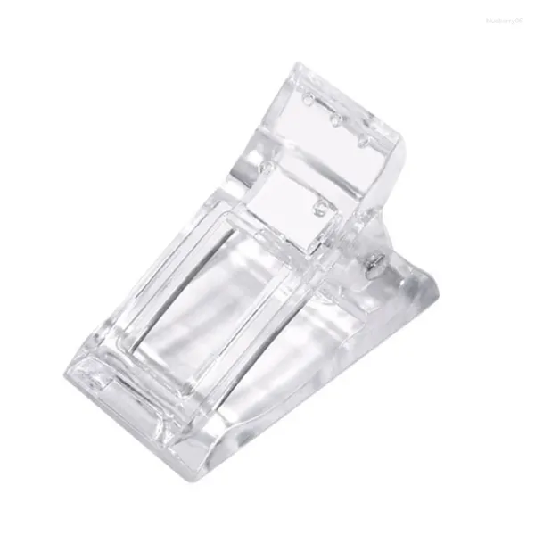 Kits d'art d'ongles Clip acrylique transparent 10 pièces Conseils de construction rapide Clips Extension de vernis à ongles Gel UV Lampes Outils de manucure