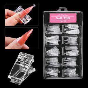 Nail Art Kits UV gel manicure tools Quick Building Extensions valse nagels dubbele vormen schimmeltips diy decoratie