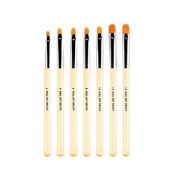 Nail Art Liner Painted Brush Dunne streeplijn Tekening Pen DIY UV -gel Tips Franse benodigdheden Design Manicure Tool