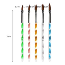 Nail Art Liner Painting Brush Dunne streeplijn Tekening Pen DIY UV gel Tips Franse ontwerpmanicure