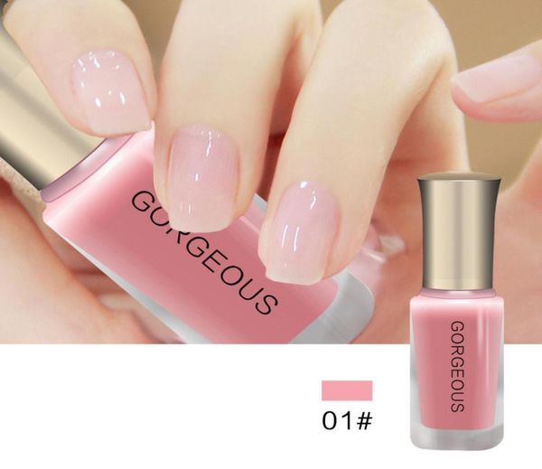 Stylo Nail Art vernis à ongles longue durée couleur naturelle brillant Semi Transparent gelée vernis à ongles Gel4392567