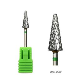 Nail Art Tools Nail ToolsNail Boor Accessoires Bits Cone Carbide Nail Boor Bit 332 Quot Milling Cutter voor Manicure Rotary Bur7418828
