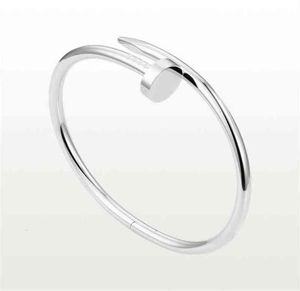Nagelarmband Designerarmbanden Luxe sieraden voor vrouwen Bangle Titanium Staallegering Verguld proces Vervaagt nooit Niet allergisch 4619389