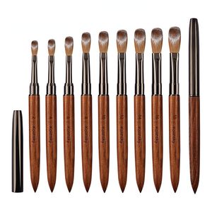 Nail Brushes 100 Pure Kolinsky Hair Acrylic Brush Sandalwood Handle for Application and Power Professional 230726