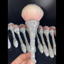 Brosses à ongles Bling brosse anti-poussière douce avec poignée en diamant accessoires d'outils de manucure de nettoyage d'art professionnel 230520