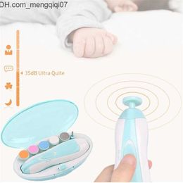 Soins des ongles électrique bébé coupe-ongles 6 têtes tondeuse manucure ciseaux soin outil Cutter pour né accessoires 220726 Z230701