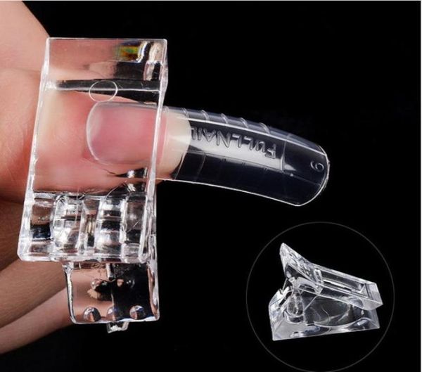 Abrazaderas para uñas Clips para sistema de uñas de forma dual Construcción rápida Puntas de molde Formas Molde de extensión Puntas de gel polivinílico Aplicación de poligel U1692663