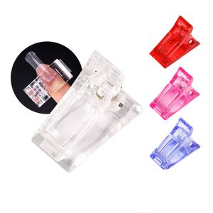 Nail Clip Acrylic NailPlastic Fake Finger Polish Extension Tips Quick Building Mold UV Gel LED Manicure Art Builder Tool