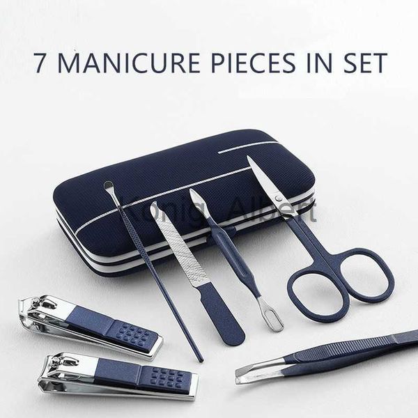 Coupe-ongles Bleu Ensemble d'outils de manucure Pro Max Coupe-ongles professionnel en acier inoxydable Kit de pédicure Paronychia Nippers Trimmer Cutters x0801