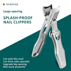 Coupe-ongles Haute qualité En Acier Inoxydable Large Ouverture De La Mâchoire Manucure Coupe-Ongles Épais Dur Incarné Ciseaux Outils 230417