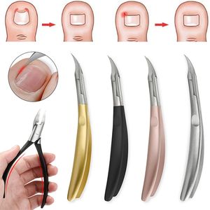 Nagel Clippers Nail Cutter Cuticle Nippers Profesional ingegroeide teennagelschaar Dode huid Verwijderen Roestvrijstalen nagelklempot Pedicure Tool 230425