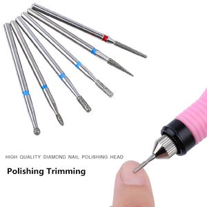 Nail Diamond Slijpkop Set Grinder Machine Special Grind Heads Brush Tool Polijsten Gereedschap 6PCS / Pack Free Ship 5Set 5Set