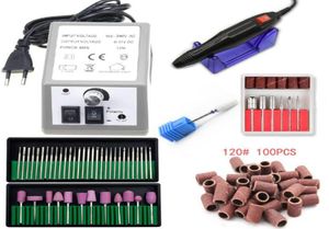 Accessoires de forage à ongles Machine électrique Manucure Professional Master 20000rpm Fichier d'art Bits en céramique Tools8772821