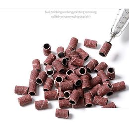 Accessoires de forage à ongles Vente en gros - 100 pcs 8010 Bande de ponçage Hine Bits de remplacement Pédicure 1L17 2Pg6 8Lio Drop Delivery Health Bea Dhr6O