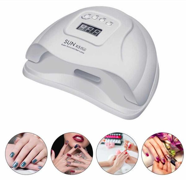 Secador de uñas, lámpara LED UV de 150W, máquina de pulido para esmalte de uñas de Gel, Sensor de mano automático, herramientas de arte de uñas rápido