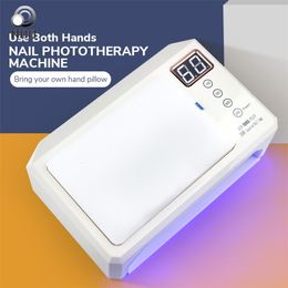 Nageldroger 2-in-1 handkussen nagellamp nagel UV 30LED nageldroger gel nagellak uitharding LED UV nagel nagel nagel nagellak salon 230824