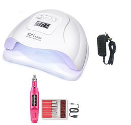 Sèche-ongles Led lumière Uv pour ongles en Gel somme X5 Plus Machine Sun X5 lampe à Led Uv rose Professionnelle ensemble sèche lampe Christmas9158958