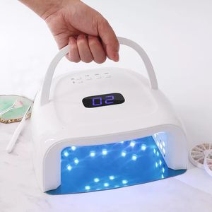 Sèche-ongles 15600mAh 60W Lampe à ongles rechargeable S20 Sèche-vernis à gel sans fil Machine à manucure Pédicure Lumière Lampe à LED UV sans fil 230428