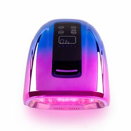 Nageldrogers 15600mAh 90W oplaadbare nagellamp met handvat Draadloze gellakdroger UV-licht voor nagels Draadloze nagel UV-LED-lamp 230607