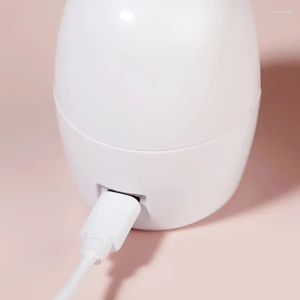 Sèche-ongles 1pc 6W forme d'oeuf lampe UV sèche-linge Mini Machine de thérapie à doigt unique