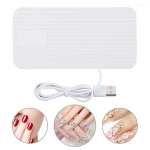 Secadoras de uñas 27 W Lámpara LED LED Curado en gel con cable USB 9 cuentas ligeras secadora rápida para el salón de inicio de la uña