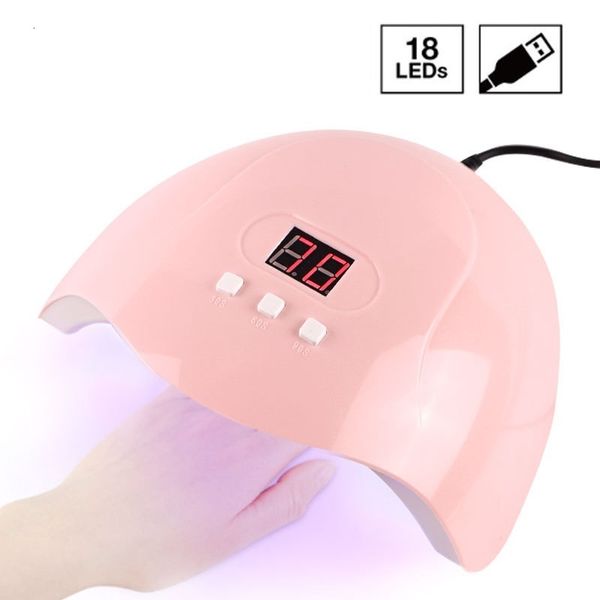 Sèche Ongles 36W Lampe LED UV Sèche Ongles Machine Portable Câble USB Usage Domestique Lumière Uv Gel Vernis Curer 12 Leds Lampe Nail Art Manucure Outil 230414