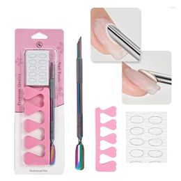 Sèche-ongles 3 pièces/ensemble Kit d'élimination de la peau morte en acier inoxydable manucure nettoyage gommage cuticule bâton de polissage livraison directe santé beauté Otaut