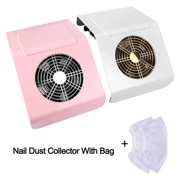 Secadores de uñas 40W Ventilador recolector de polvo de uñas AspiradoraMáquina con herramientas Bolsa recolectora de polvo 231122