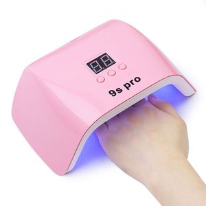 Secadores de uñas 48W Lámpara Led Uv Secador de uñas Diseño de manicura Accesorios para uñas y herramientas para equipos Secadores Máquina de secado Arte Belleza Salud 230428