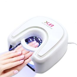 Nageldrogers 48W Aangesloten Power X8 UV Led-nagellamp Professionele oplaadbare nagellakdroger UV-licht voor manicuresalon 230824
