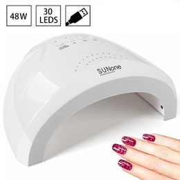 Sèche-ongles 48W Lampe à ongles UV LED Lampe 30LEDS pour accessoires de manucure Accessoires et outils pour ongles Sèche-vernis Équipement de séchage Tous Gel 230606