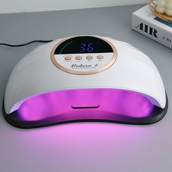 Sèche-ongles 69LEDs Lampe à ongles professionnelle UV LED haute puissance pour sécher le séchoir à vernis à ongles avec écran LCD Lampe UV pour salon de manucure 230414