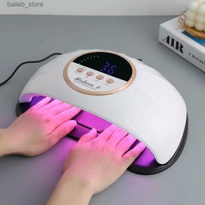 Nageldrogers 69leds nageldroger UV LED -nagellamp voor het genezen van alle gel nagellak met bewegingsdetectie Professionele manicure salon gereedschapsapparatuur Y240419