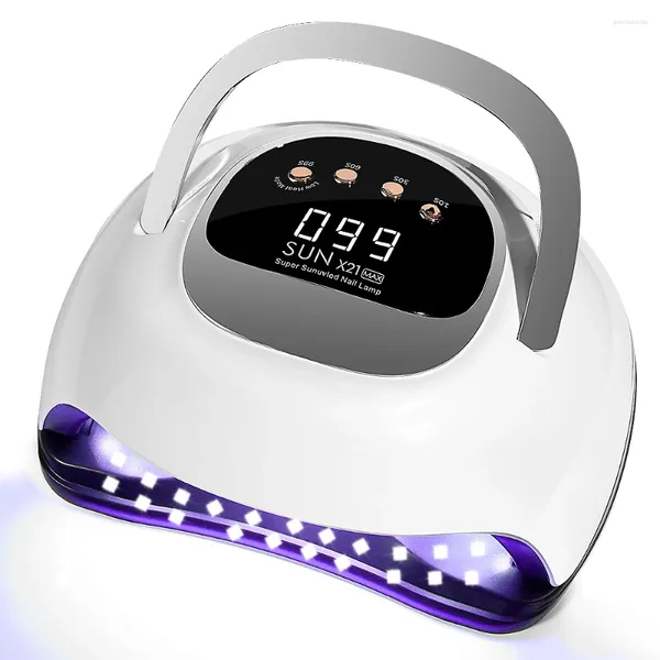 Secadores de uñas 72LEDS UV Lámpara LED Secador profesional Luz para uñas de gel Curado rápido Polaco Sensor automático 4 Configuración de temporizador