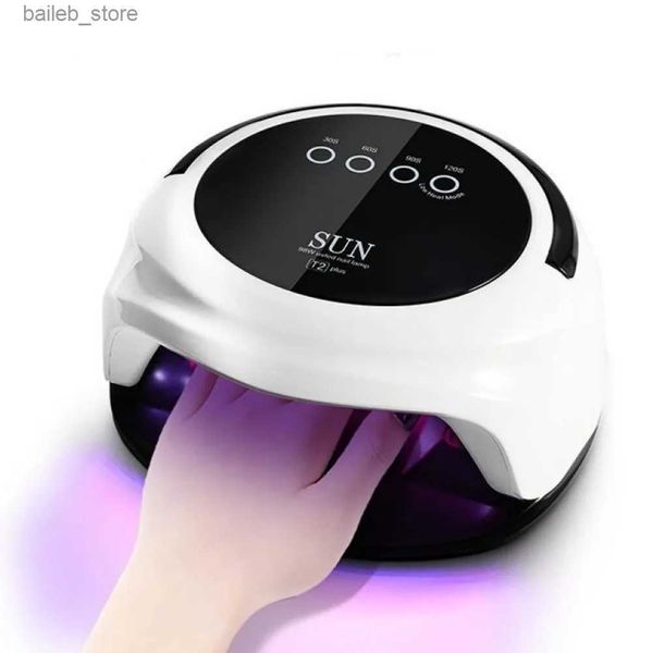 Secadores de uñas 92W 42 LED Lámpara de secado Manicura Profesional Selva de uñas UV Curación Gel esmalte de uñas con Temporizador inteligente USB Herramientas de arte de uñas Sun Light Y240419