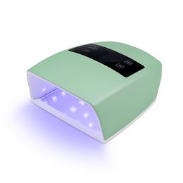 Sèche-ongles Anti-rayures 96W lampe à ongles Rechargeable manucure Machine sans fil Gel laque sèche lumière UV pour ongles sans fil ongles UV lampe à LED 230824