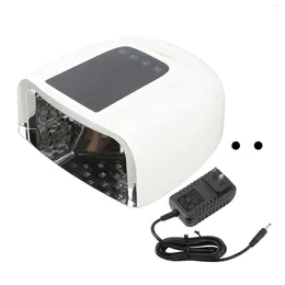 Secadores de unhas Arte Lâmpada Base Magnética Placa Digital Tela Secagem Rápida Sensor Automático 96W Secador UV para Unha Individual