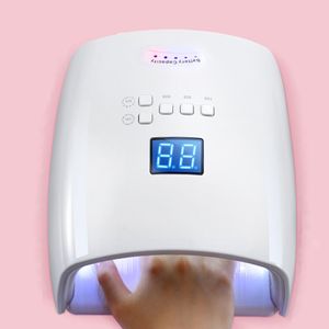 Secadores de uñas Batería incorporada Lámpara UV de uñas recargable 66W Secador de esmalte de gel inalámbrico S10 Luz de manicura para pedicura Lámpara de uñas LED inalámbrica 230824