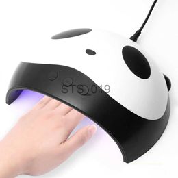 Secadores de uñas CNHIDS Lindo Panda LED UV Secador de uñas Negro Blanco 36W UV GEL Luces de curado 60s / 90s / 120s Smart Auto Sensor USB Manicura portátil x0828