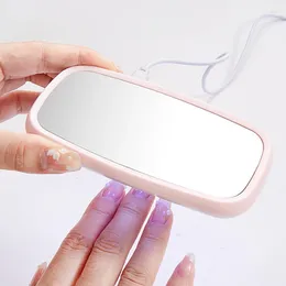 Sèche-ongles CNHIDS lampe à LED avec miroir de maquillage prise USB lumière de séchage UV Portable Gel vernis sèche-linge usage domestique outils de manucure