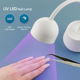 Secador de uñas Desktop Lotus LED LED LECH UV UV Polacio de secado rápido Manicura Manicura Manicura 230814