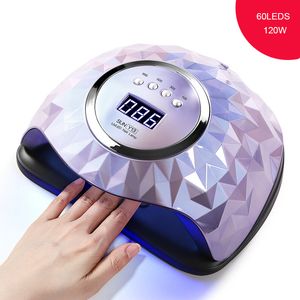 Nageldrogers Droger 60 LED-lamp voor het uitharden van alle UV-gellakvernis met bewegingsdetectie Manicure Pedicure Professioneel salongereedschap 230825