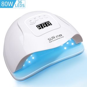 Sèche-ongles lampe de séchage pour s UV lumière Gel vernis manucure cabine lampes LED s sèche Machine équipement professionnel 230325