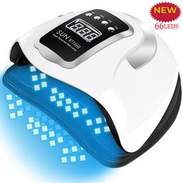 Sèche-ongles est 66 / 36LEDs Sèche-ongles UV Lampe LED Séchage Vernis à ongles Gel avec capteur intelligent pour ongles Manucure Machine Nail Art Salon 230606