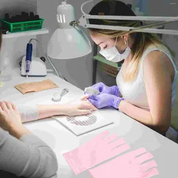 Nageldrogers Handschoenen Halve vinger UV-beschermer Bescherming voor manicure Handbedekking Anti-uv
