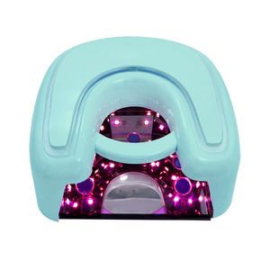 Sèche-ongles Dégradé bleu 48W lampe UV LED sans fil 356nm 405nm manucure batterie Rechargeable sèche-ongles pour durcir la lampe de vernis à Gel 230824