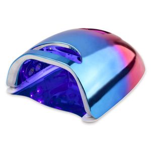 Secadores de uñas Gradiente Azul Cure Cuidado de la piel Inalámbrico Inalámbrico 48W LED Luz UV Lámpara de uñas Manicura profesional Batería recargable 231011