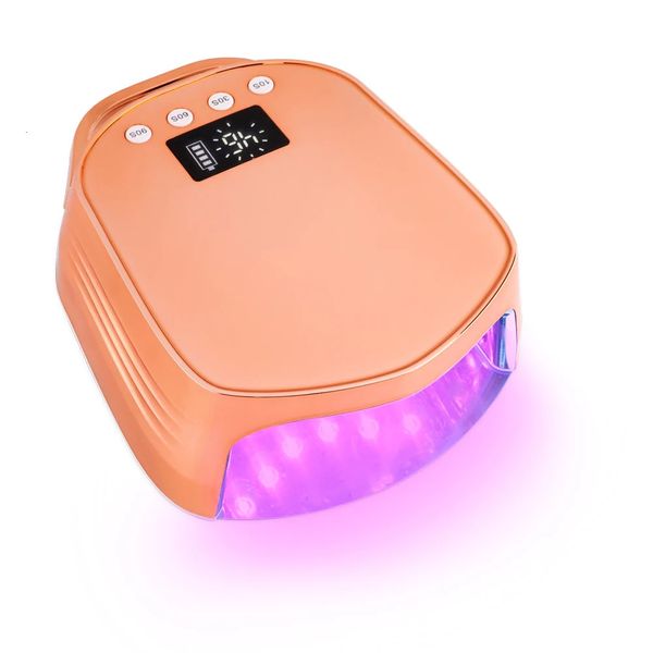 Sèche-ongles haute puissance 96w dégradé de couleur lampe Rechargeable UV LED sans fil fournitures lumière uv pour ongles en gel 231213