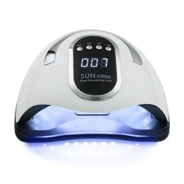 Nageldrogers High Power Sun X10 Max UV LED Dryer Machine draagbaar Home Gebruik professionele lamp voor snel droge gel Pools 220909